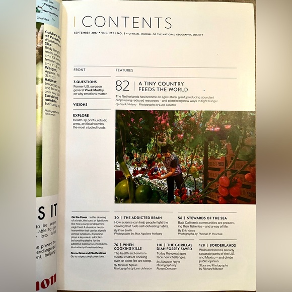 National Geographic Vol. 252 No. 3 Sept 2017. Addiction/Health/Science NEW - Picture 2 of 2
